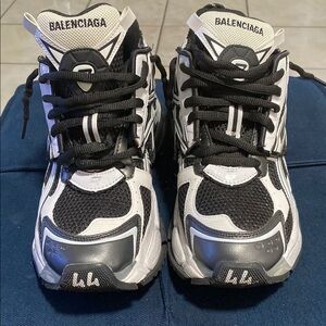 Balenciaga Men’s Black and White Sneakers